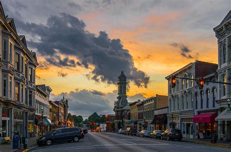Georgetown Ky Summer Evening By Ulrich Burkhalter Small Town America