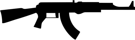 Ak 47 Vector Png Clipart - Full Size Clipart (#5407108) - PinClipart png image
