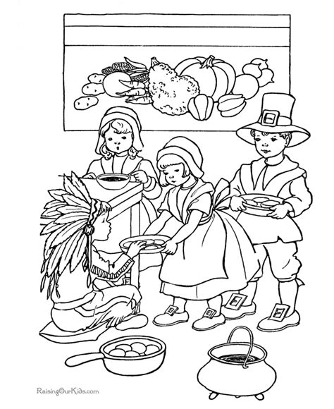 33 front porch decorating ideas for the 4th of july. Kid Thanksgiving coloring 007