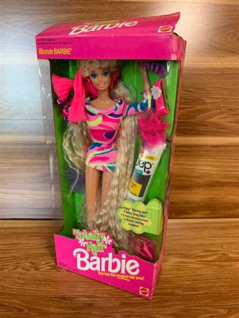Vintage 1991 Totally Hair Barbie 1112 Nip Blonde Depot Gel Mattel Ebay