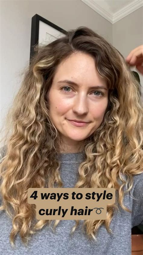 4 Easy Ways To Style Curly Hair In 2021 Curly Hair Tips Curly Hair