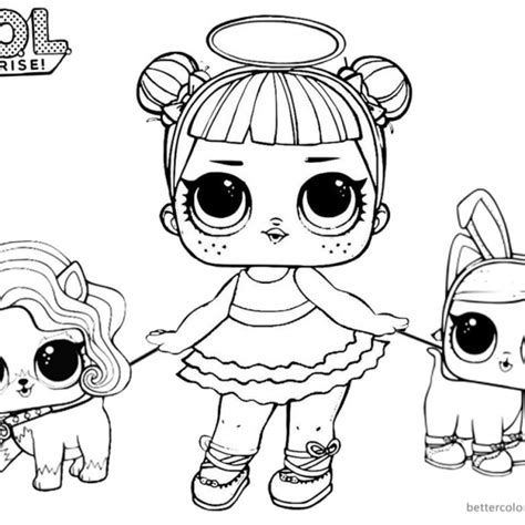 Lol Dolls Coloring Pages Hops Coloring Pages