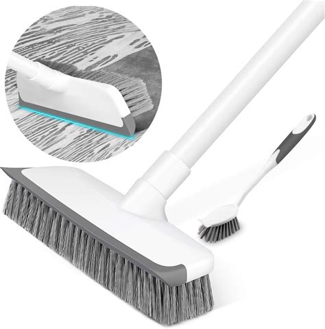 Floor Scrub Brush With Squeegee Floor Brush Scrubber With