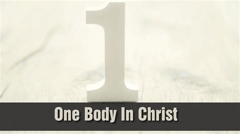 Transformed By Grace 2 One Body In Christ Youtube