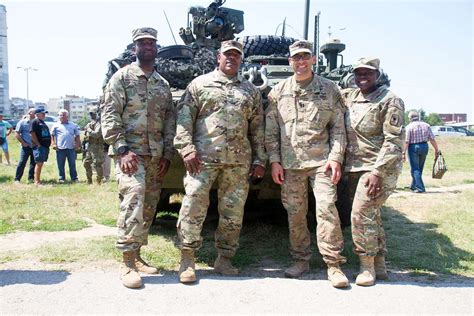 Soldiers Of 361st Civil Affairs Brigade Pose For A Us National