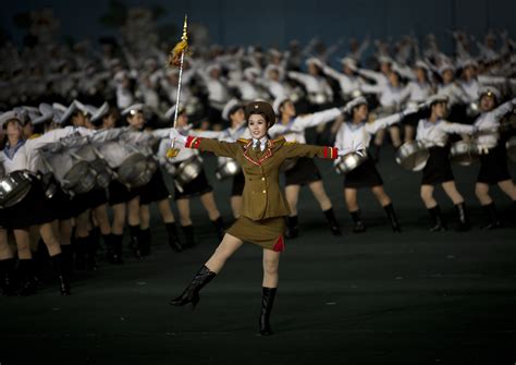 Sexy North Korean Women Dressed As Soldiers Dancing With S Flickr