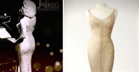 Truth Behind Marilyns History Making Jfk Dress Is Revealed As It Goes