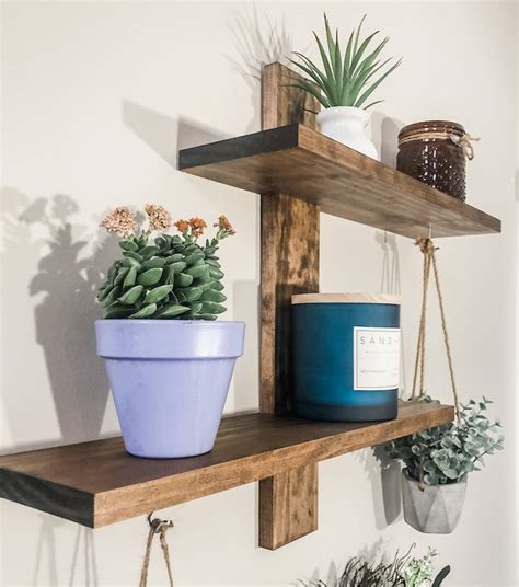 Floating Shelf Hanging Plant Shelf Succulent Shelves Etsy