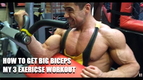 How To Build Big Biceps My Heavy Bicep Workout Bodybuilding