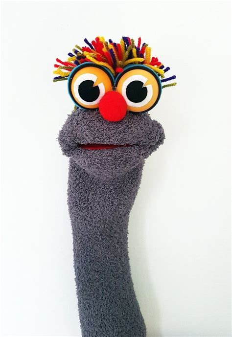 Sock Puppet Hand Puppet With Moving Mouth For Fun And Education Etsy