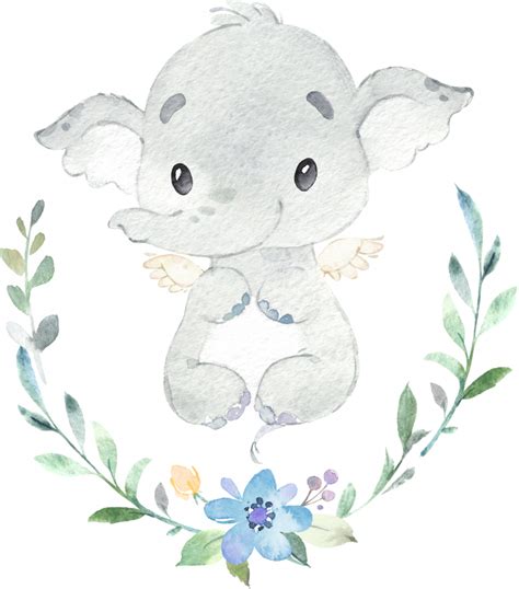 Elefante Baby Shower Png
