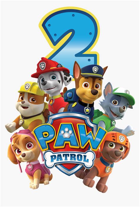 Paw Patrol Characters Numbers