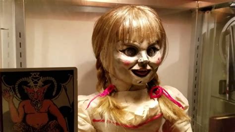 The Conjuring Annabelle Doll Display Case Prop Replica Youtube