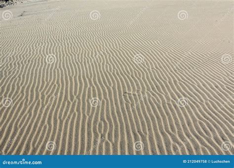 La Textura De La Arena En Una Duna En El Desierto Foto De Archivo