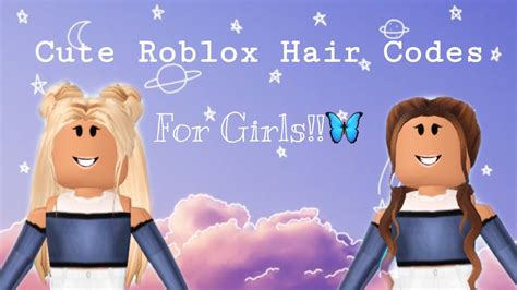 T is awesome, it has freecam, give all gamepass, inf jump and more! Roblox~Cute Hair Codes~Girls~🦋💕 - YouTube