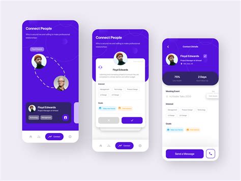 Mobile App — Connect People People App Connection App
