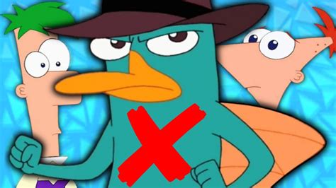 how phineas and ferb almost killed off perry the platypus youtube