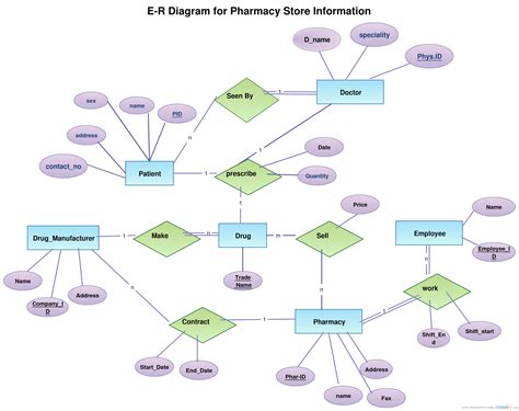 Er Diagram Examples For College