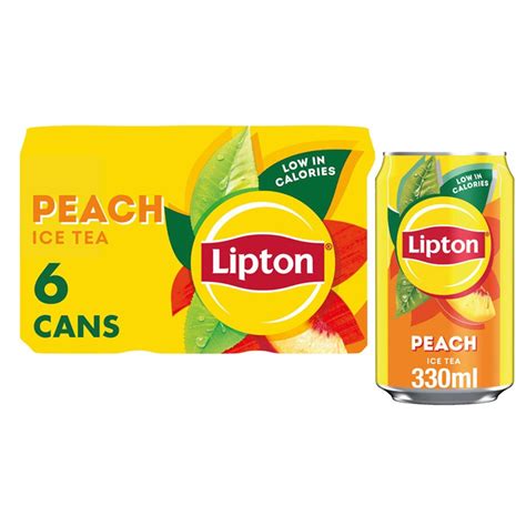 Lipton Ice Tea Peach Cans 6 X 330ml Bestway Wholesale