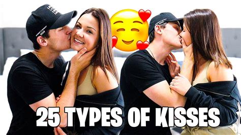 25 Types Of Kisses Youtube