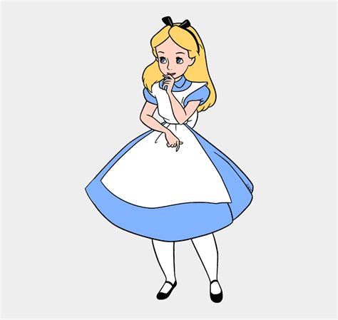 Alice In Wonderland Cartoon Clip Art