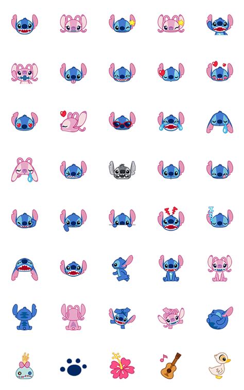 Stitch Emoji Line Emoji Line Store Disney Stitch Lilo E Stitch