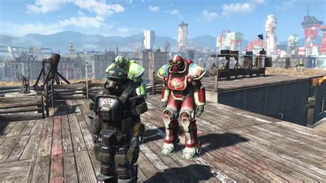 Fallout 4 New Recon Marine And Vim Power Armor Far Harbor Youtube