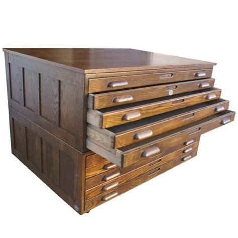 A new and proud addition to my vintage office supplies… Furniture FashionBlast from the Past: 10 Flat-File Cabinets