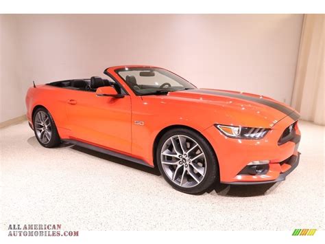 2015 Ford Mustang Gt Premium Convertible In Competition Orange 378539