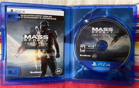 Mass Effect Andromeda Deluxe Edition Ps4 Game Playstation 4 Ps 4