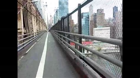 Queensboro Bridge 59 St Walk Into Manhattan New York City Oct 2016 By