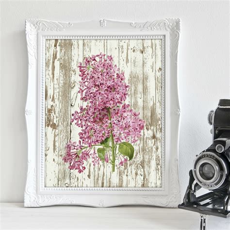 Lilacs Artwork Lilac Print Lilacs Art Shabby Chic Etsy