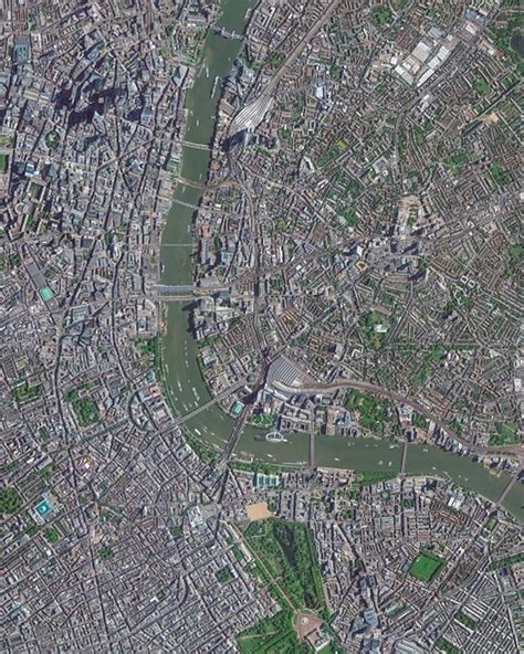 11 Incredible Pictures Of London That Were All Taken From Space Mylondon