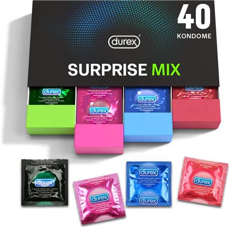 Durex Surprise Me Condoms In Stylish Box Exciting Versatility Convenient And Discreetly