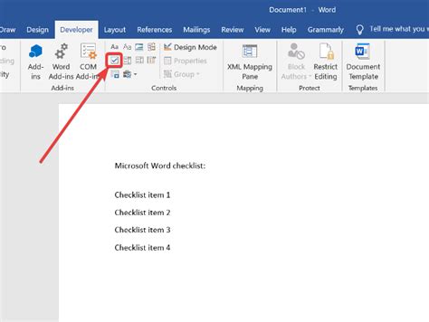 How To Insert Checkbox In Microsoft Word Verturtle