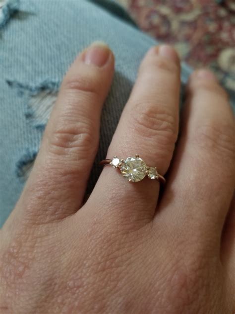 Our Custom Engagement Ring Came In Heirloom 1 Carat Sourced Separately