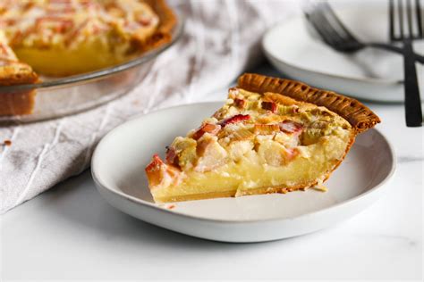 The Best Rhubarb Custard Pie
