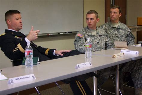 Army General Visits Rotc Battalion Discusses Leadership Article