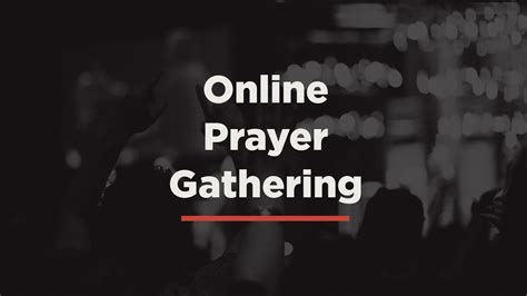 Online Prayer Gathering April 1 2020 Youtube