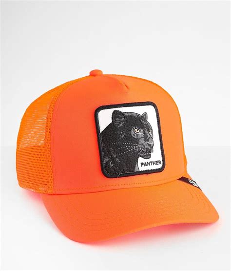 Goorin Brothers Black Panther Trucker Hat Mens Hats In Orange Buckle