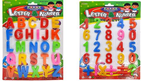 Buy Rjv Global Combo Of Magnetic Letters And Numbers For Educating Kids