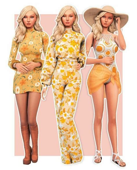 Sims 4 Heathers Miss Two Piece Pant Set Lookbook Princess Zelda Instagram Photo Boho People