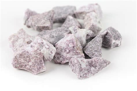 Lepidolite Stone Raw Lepidolite Crystal 15in Crystals Stone Lilac