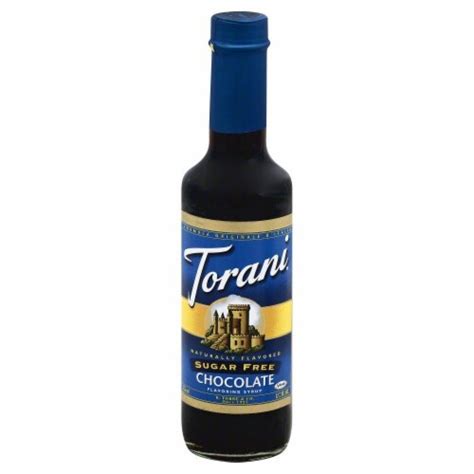 Torani Sugar Free Chocolate Syrup 12 7 Fl Oz Kroger