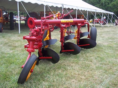 Minneapolis Moline 3 Bottom Pipe Plow Oliver Tractors And Equipment