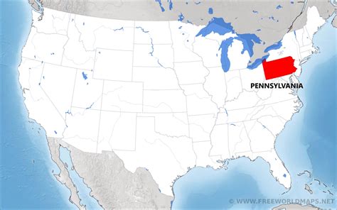 Where Is Pennsylvania Located On The Map