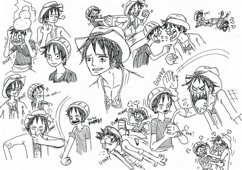 One Piece Expressions By Heivais On Deviantart