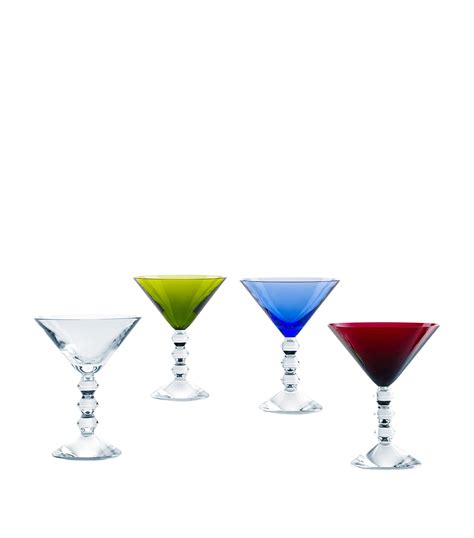 Baccarat Set Of 4 Véga Martini Glasses 200ml Harrods Us