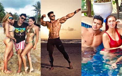 What S Happening Here Sahil Khan Sandwiched Between Bikini Babes