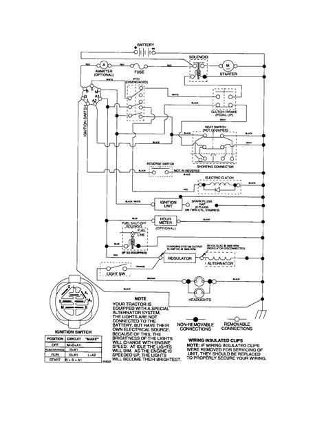 Riding Mower Ignition Switch Diagram General Wiring Diagram